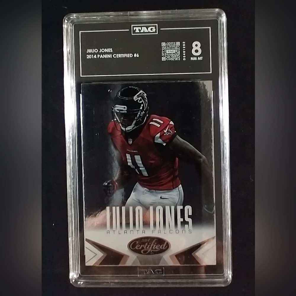 2014 Panini Certified #6 Julio Jones Atlanta Falcons - TAG Graded 8 NM/MT